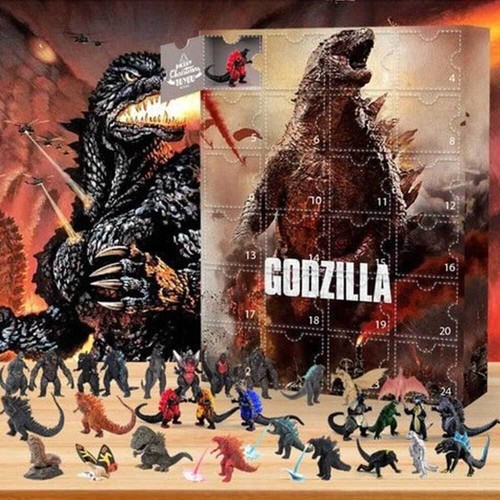 Godzilla adventskalender blind - godzilla,