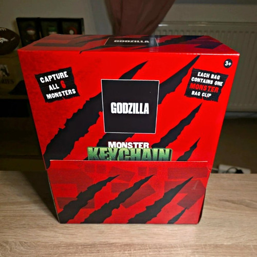 Godzilla monster keychain set - keychain,