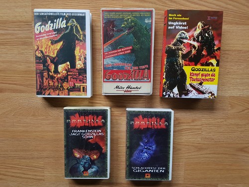 Vhs konvolut 5x - 5x, toho