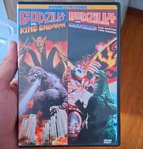 Godzilla double feature dvd - double,