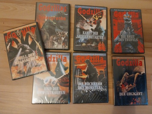 Godzilla dvd retro stück - godzilla,