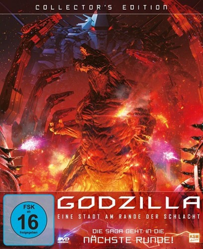 Godzilla eine stadt - eine, am